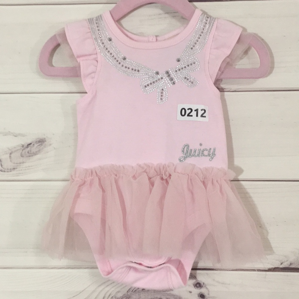 Juicy Couture 0-3M Bling Ballet Tutu Onesie